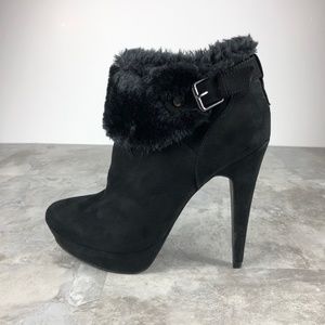 guess platform booties
